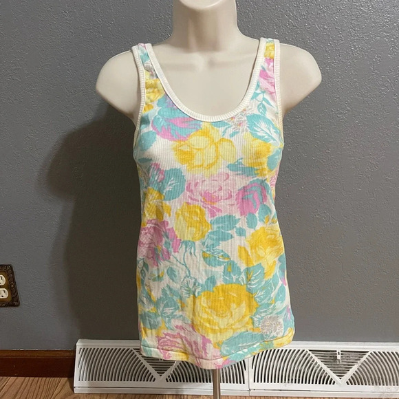 Vintage 80s Tank Top Large - Picture 1 of 6
